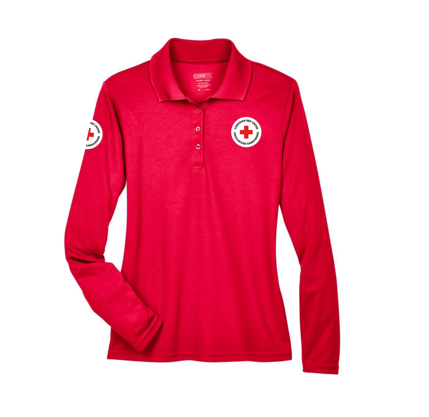 Polo piqué L/S pour femme